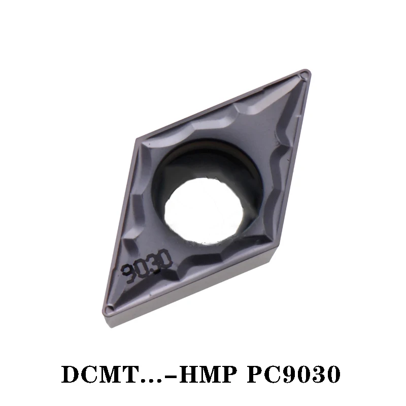 

100% Original DCMT DCMT070202-HMP PC9030 DCMT11T302 Carbide Inserts Used Stainless Steel DCMT11T304 DCMT070204-C25 Lathe Cutter