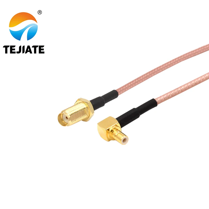 1PCS TEJIATE Adapter Cable SMB To SMA Type SMB-JW Convert SMA-KY 8-90CM 1M 1.5M 2M Length Connector RG316 Wire