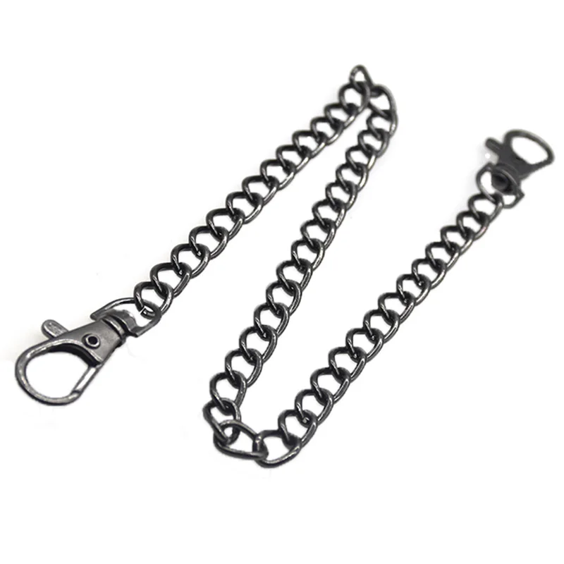 Personality Wallet Belt Waist Chain Punk Hip Hop Rock Pants Chain Metal Keychains Buckle Men Women Bag Trinket Pendant Keychain