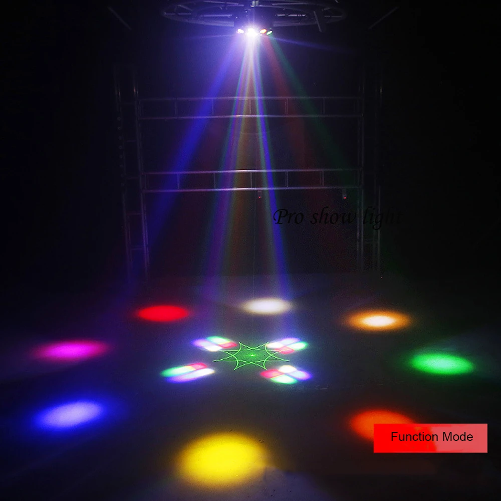 Fast Shipping 5IN1 LED Projector Stage Effect Laser Beam Strobe Flash Light DMX Bee Eyes Laser For Dj Disco Party Wedding Clubs