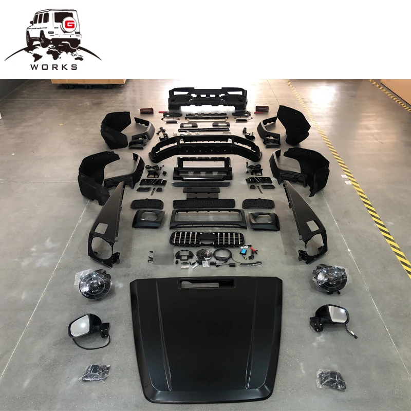 w463 old to new body parts for 2008-2019year G500 G63 G350 upgrade to W464 B700 style car bumpers w463 b style facelift