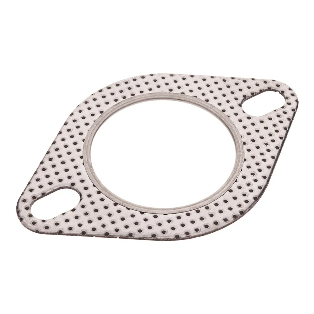 Exhaust Downpipe Flange 1pcs/Lot 2 inch/53mm Car Engine Exhaust Gasket/ Universal Exhaust Pipe Gasket with two holes#279968