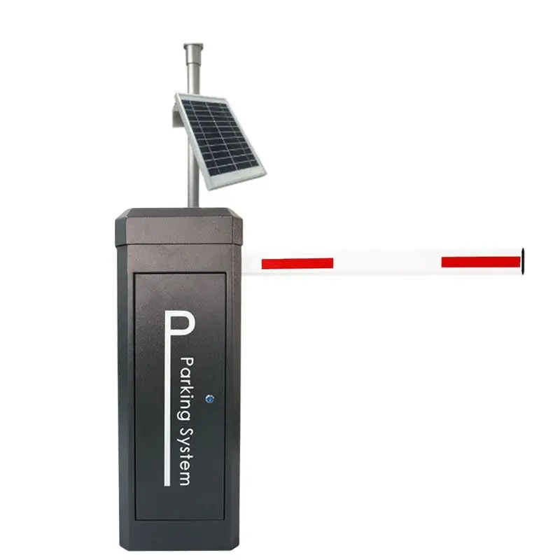 พลังงานแสงอาทิตย์ DC ที่จอดรถ Barrier Gate, 5เมตร Barrier Gate ตรง Boom แผนที่ Gate Barrier สำหรับบรรจุ Access Control