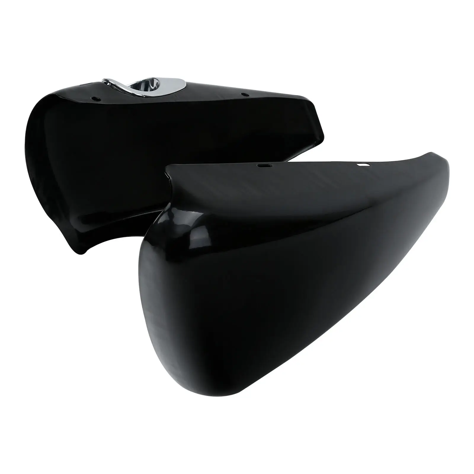Motorcycle Left Right Battery Cover With Clips For Harley Sportster XL883 XL1200 2014-2022