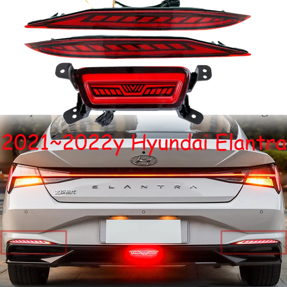 car bumper tail light for Hyundai Elantra taillight 2021~2022y car accessories LED DRL Taillamp Elantra fog light