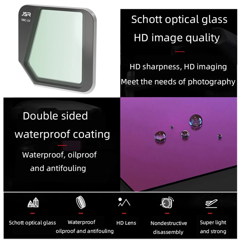 Filter for DJI Mavic 3 Lens Filters CPL UV ND 8/16/32/64 Star Night NDPL Camera Lenses Set for DJI Mavic 3 Drone Accessories