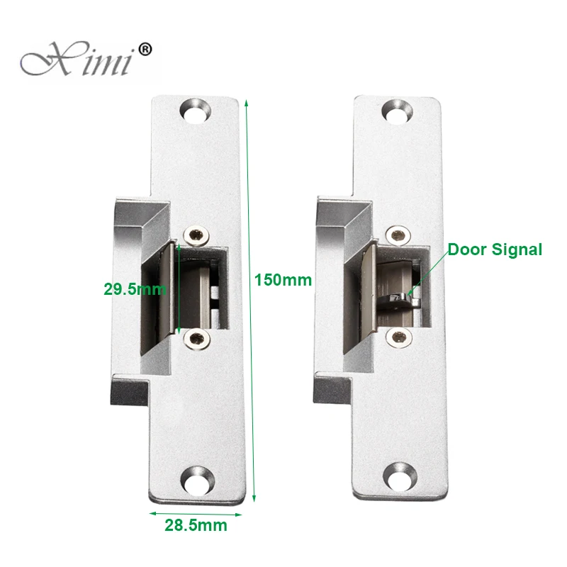 YS130-S Signal Output Narrow Electric Strike Lock Fail Safe Fail Secure Access Control System Wooden Electronic Door Lock