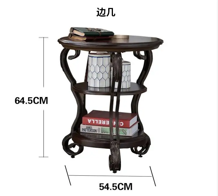 American style is round a few ou shou edge a few small tea table telephone desk originality is contracted small edge desk sittin