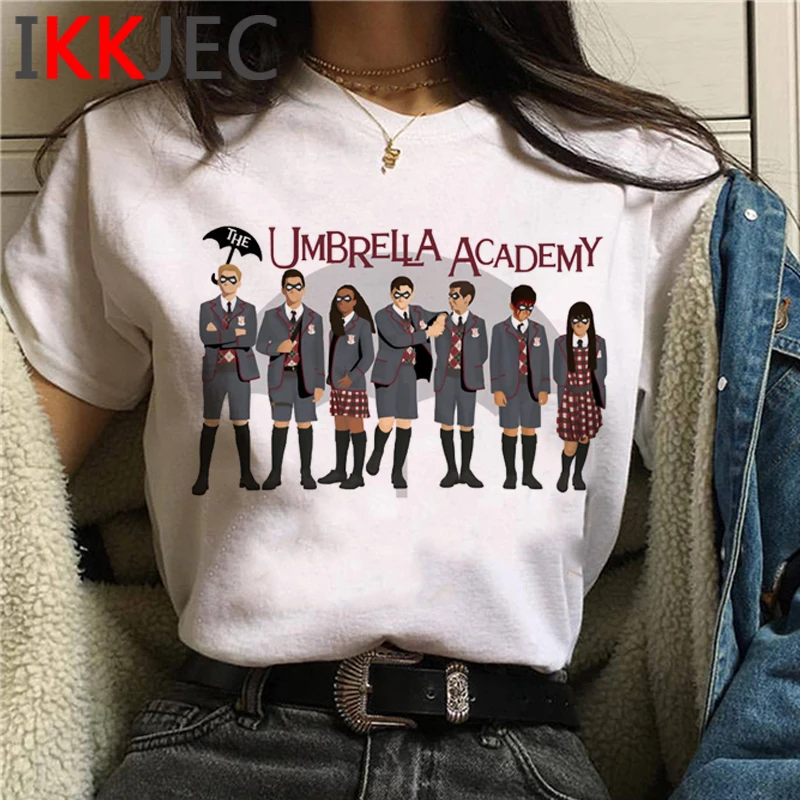 the Umbrella Academy t-shirt t shirt women grunge harajuku streetwear tumblr white t shirt top tees t shirt aesthetic kawaii