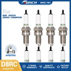 Motorcycle Spark Plug Torch D8RC for DR8EA D8EA DR8EIX DR8EGP DPR8EA-9 DPR8EIX-9 IX24 X24ESR-U HG22 X24ESZU9 R6G A6GC