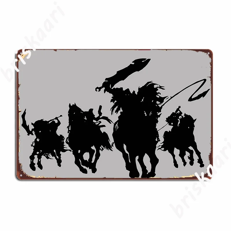 Darksiders: The Horsemen Of The Apocalypse Metal Plaque Poster Club Bar Wall Decor Club Home Decoration Tin Sign Poster