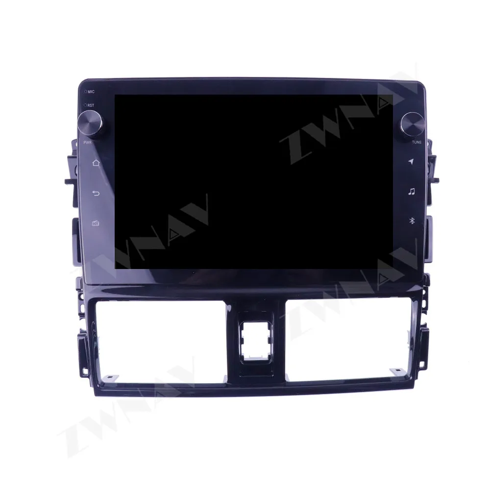 Android 10 4+128G Car DVD Player Auto Radio Multimedia Head Unit Touch Screen For Toyota Yaris Vios 2013 2014-2016 Navigation