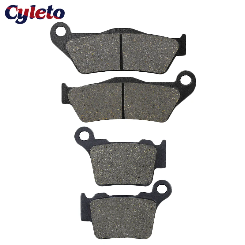 Motorcycle Front Rear Brake Pads for Husqvarna TXC 310 510 CR TE TC 125 250 300 449 450 FC 250 350 450 FE FX 350 450 501 WR 125