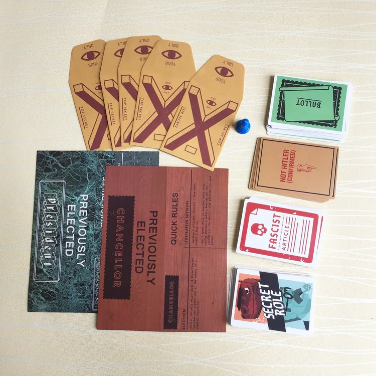 Secret Hitler Board Game Card Game Party Game SHT