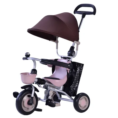 High Grade Children Tricycle Bicycle Baby Bike Lightweight Folding Infants Kids Cart 1-3 Years Old 3 wheel bicycle