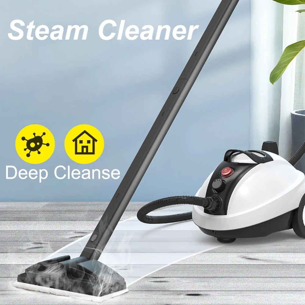 Heavy Duty Multipurpose Steam Cleaner Multi Functional Rolling Cleaning Machine Stain Removal Vapor Cleaner For Floor Windows