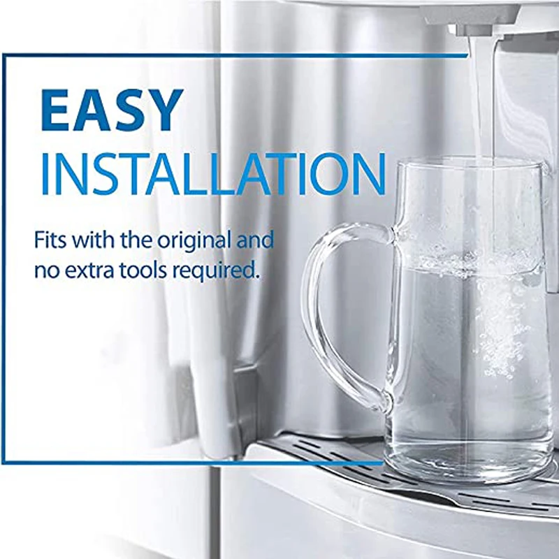 MSWF Refrigerator Water Filter, Replacement for GE MSWF, 101820A, 101821B, RWF1500A, Pack of 3