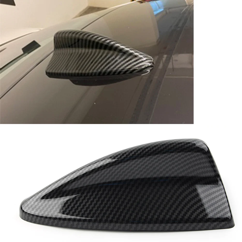 Car Shark Fin Antenna Cover Carbon Fiber ABS For BMW E90 M3 3Series 1Series E82 2007 2008 2009 2010 2011 2012 2013