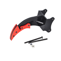 RC Metal Ripper For HUINA 1580 1550 1592  1593 1594 1:14 RC Metal Excavator