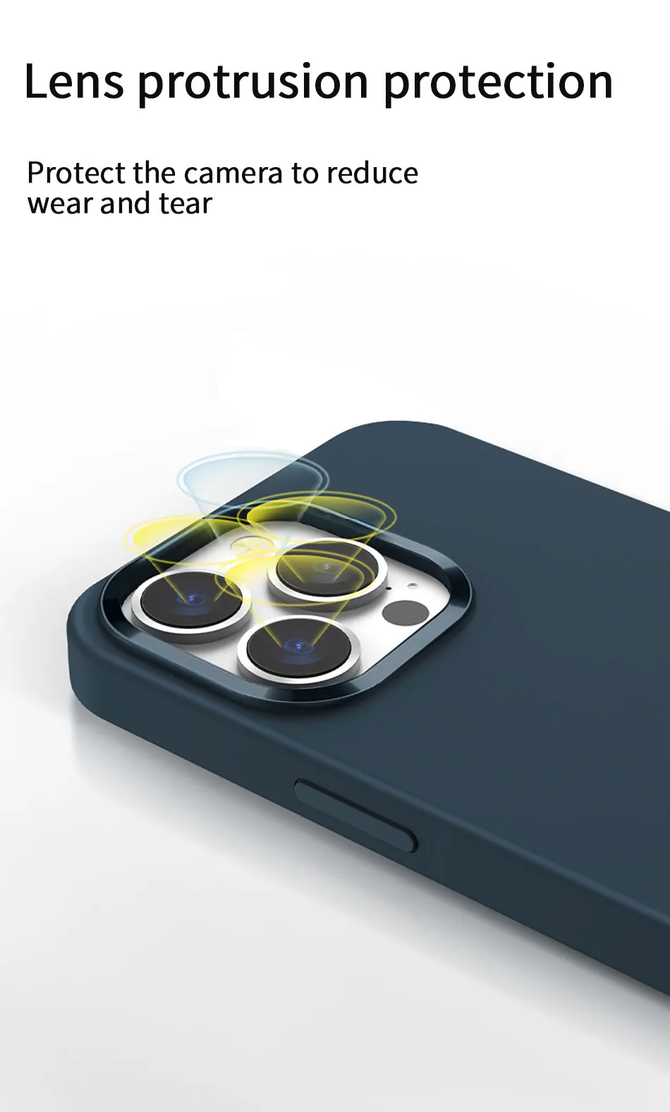 WiWU Waterproof Silicone Case for iPhone 13 6.7 Pro Max Soft Full Camera Protection Cover Case for iPhone 13 6.7