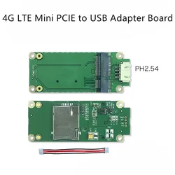 Módulo 4G MINI PCIE a USB, placa adaptadora, placa de desarrollo, 4 pines, PH2.54, para Quectel, Huawei, SIMCOM, 4G, Sierra, Fibocom, módem LTE