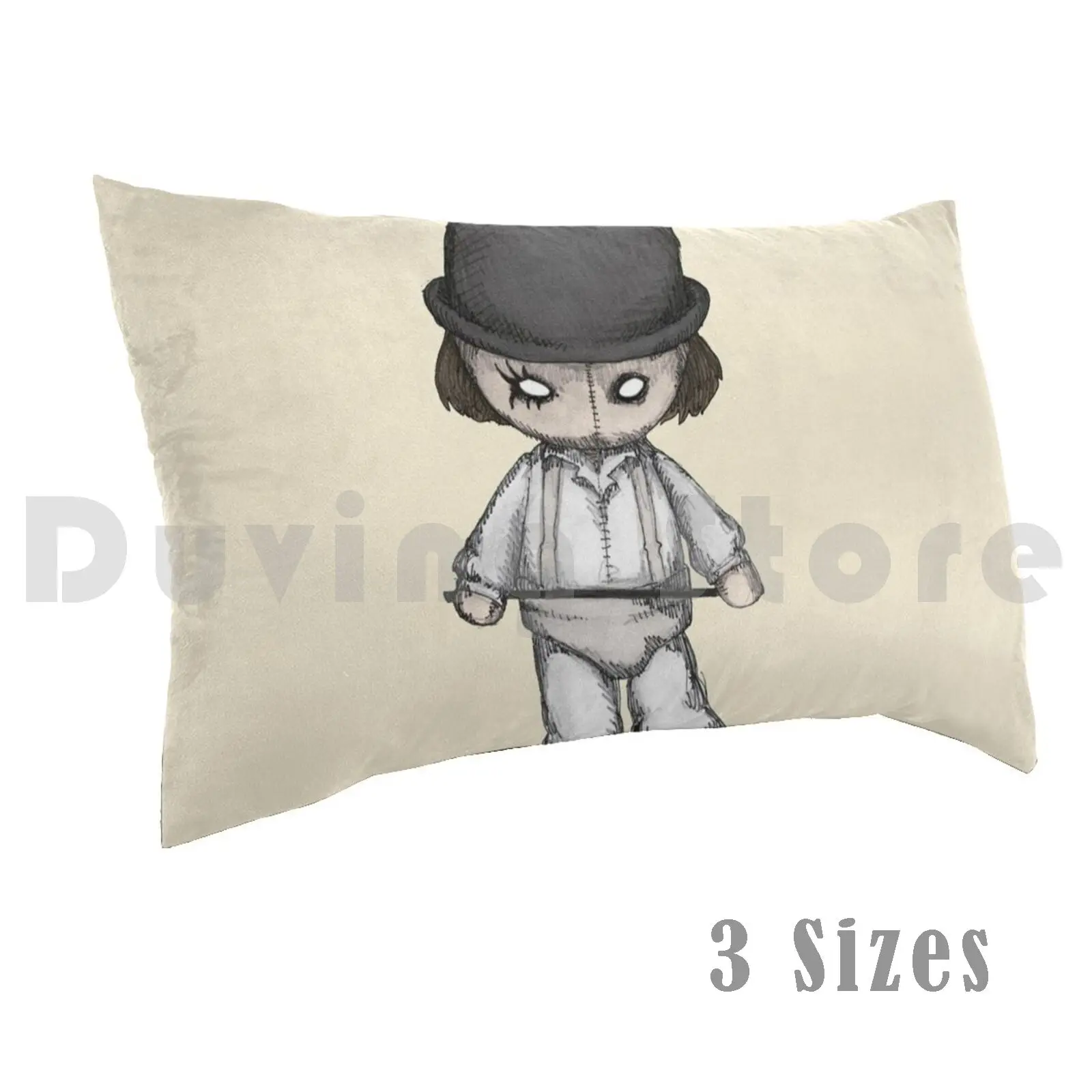 Clockwork Plushie Pillow Case Printed 35x50 Clockwork Alex Orange Stanley Movie Classic