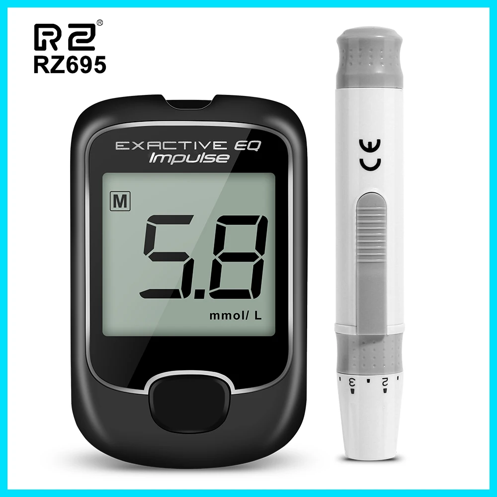 

Safe-Accu Blood Glucose Meter & 50 Test Strips & 50 Sterile Lancets Glucometer Kit Blood Sugar meter Diabetes Tester