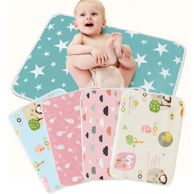 Waterproof Reusable Newborn Baby Diaper Changing Mats Cover Baby Diaper Mattress For Cotton Cloth Nappy Changer Pats Table Pad