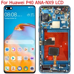 New Screen For Huawei P40 LCD Display Touch Screen With Frame 6.1