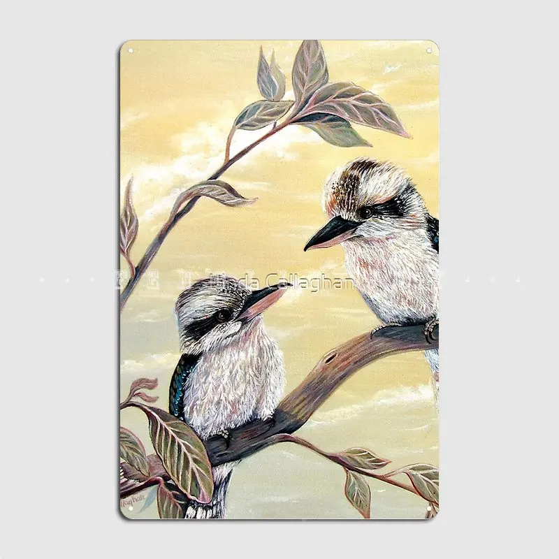 Kookaburra Magic Metal Sign Pub Kitchen Create Plaques Tin Sign Posters