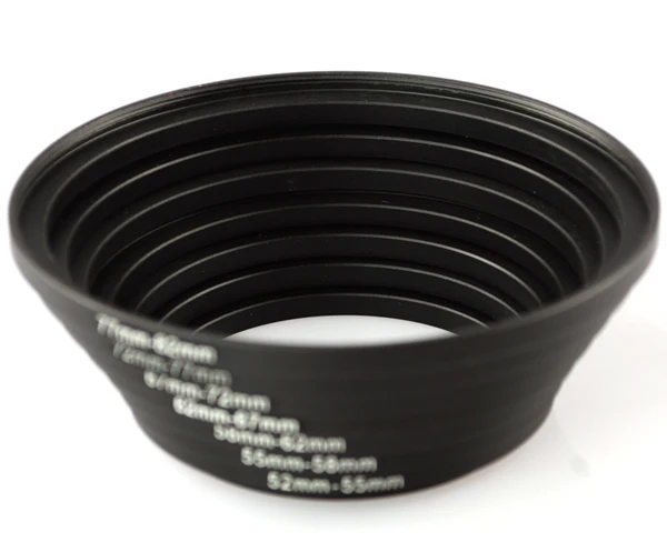 86mm-82mm 86-82 mm 86 to 82 Step down Lens Filter Metal Ring Adapter Black