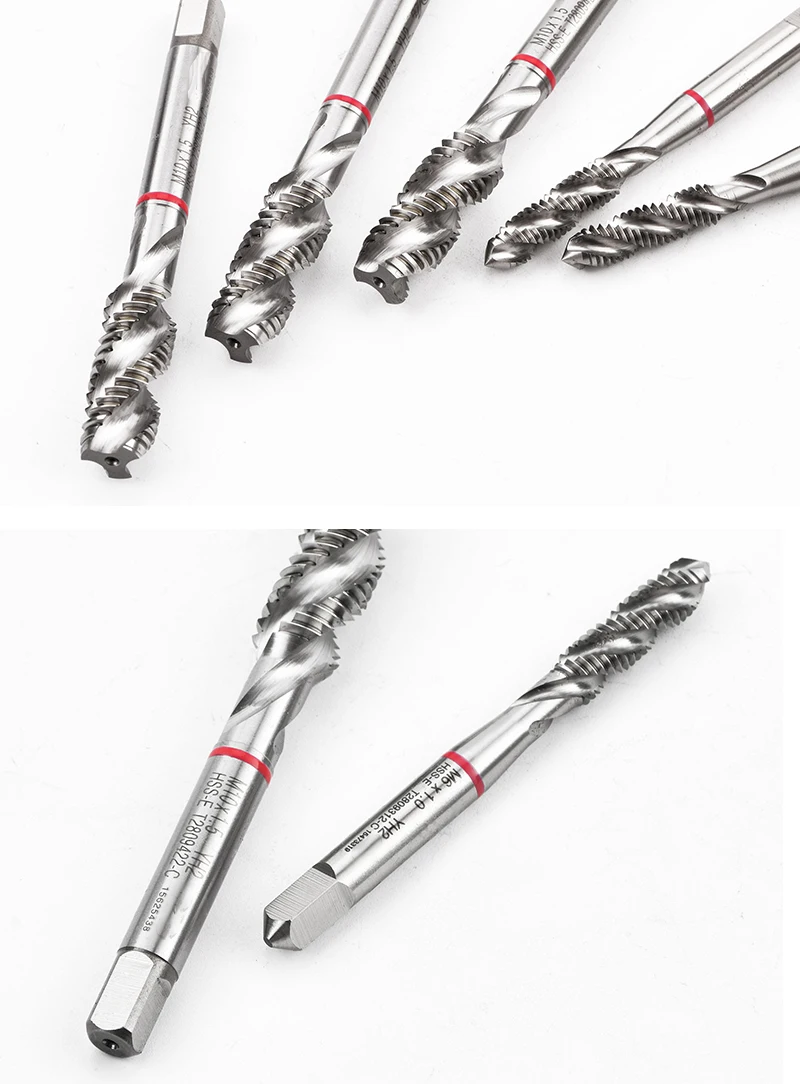 HSS-EX Combo T2829 T2809 M2 M3 M4 M5 M6 M8 M10 M12 M14 M16 M18 M20 Spiral Tap การประมวลผลสแตนเลสอลูมิเนียมหล่อฯลฯ