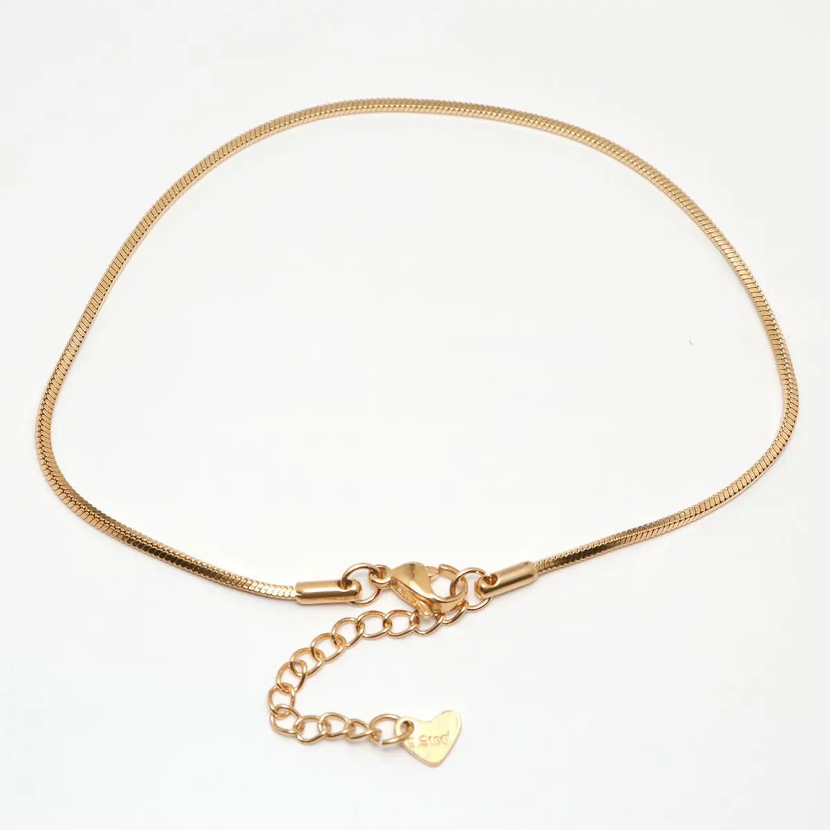 Moda 304 ze stali nierdzewnej Anklet złoty kolor łańcuch Anklet dla kobiet stóp bransoletki nogi akcesoria łańcuszki do biżuterii prezenty, 1 sztuka