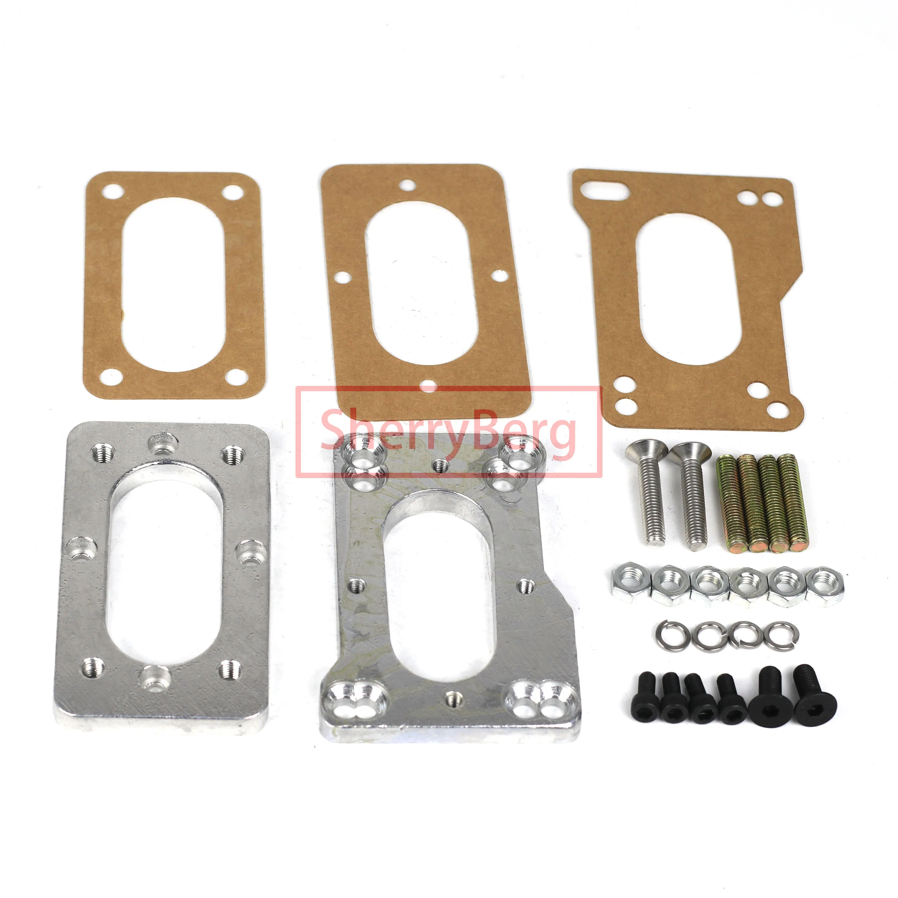 

SherryBerg fajs EMPI carburettor carb Carburetor adapter kit for Toyota 22R 20R Weber includes gaskets / hardware/ plates 32/36