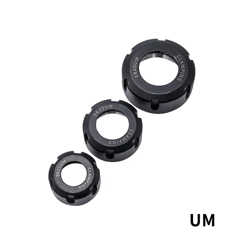 1 Units ER8 ER11 ER16 ER20 ER25 ER32 ER40 ER50 A M nut um ER nut to hold CNC turning mandrel