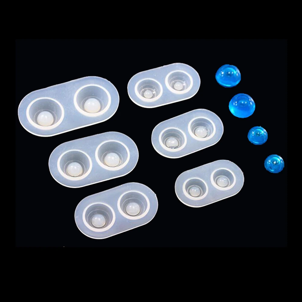 6 Sizes Silicone Mold DIY Doll Eyes Resin Pendant Mirror Crafts Jewelry Making Mould epoxy resin mold for jewelry tools