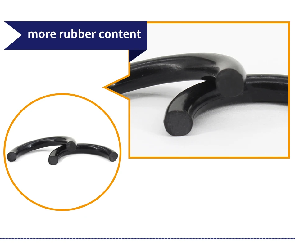 NBR O Ring Seal Gasket Thickness CS3.1mm OD10-190mm Wear Resistant Automobile Petrol Nitrile Rubber O-Ring Waterproof Black.-.
