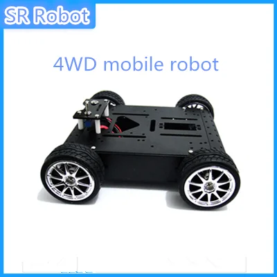 

4WD mobile robot platform aluminum alloy (12V/200R metal electric) electronic contest