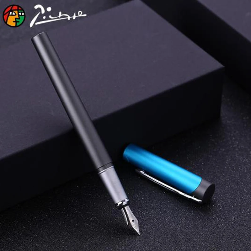 

Picasso Pimio 963 Brand New Metal Fountain Pen Blue Marie Curie Series Iridium Fine Nib Writing Pen Fit Business Office & School