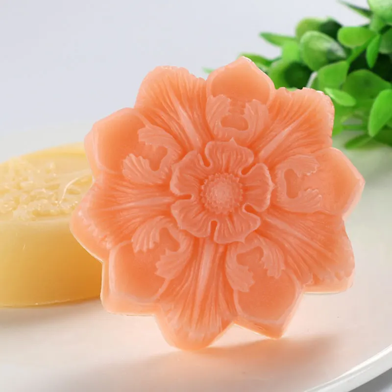 3D Flower Soap Mold Silicone Mould Resin Mould for DIY Handicraft Candle Soap Making