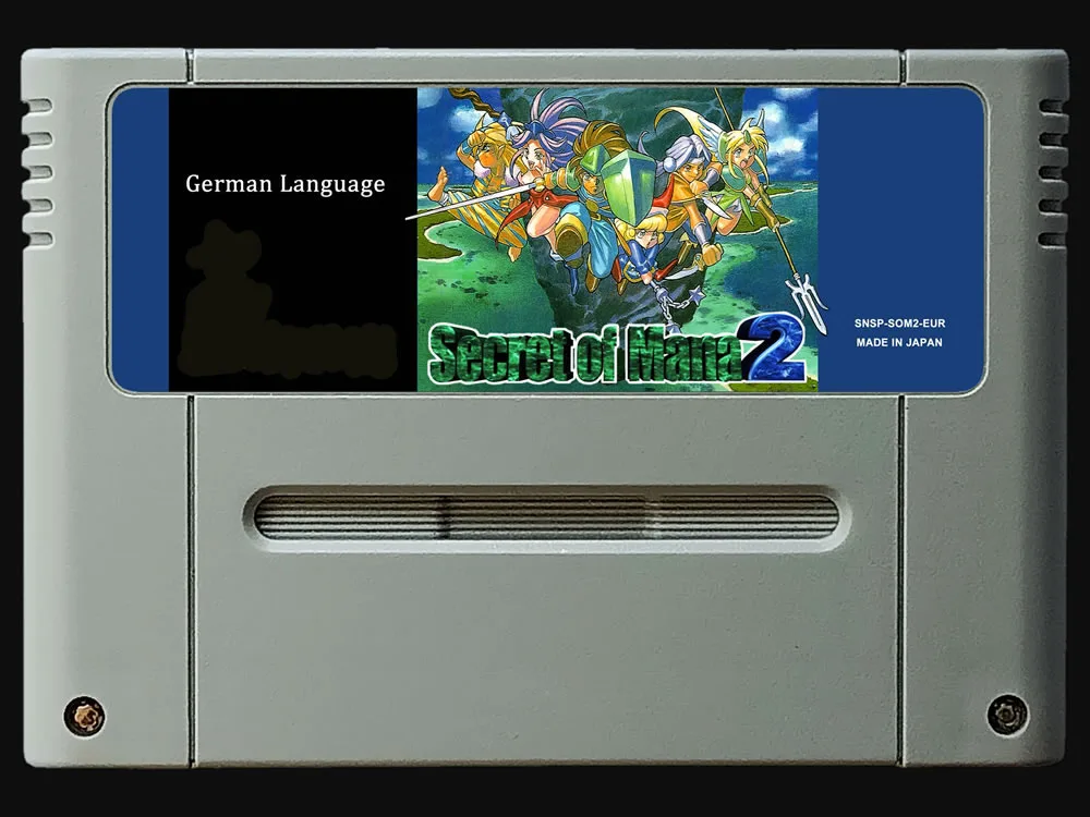 

16Bit Games ** SEIKEN DENSETSU 3-Secret of Mana 2 ( German PAL Version!! German Language!! )