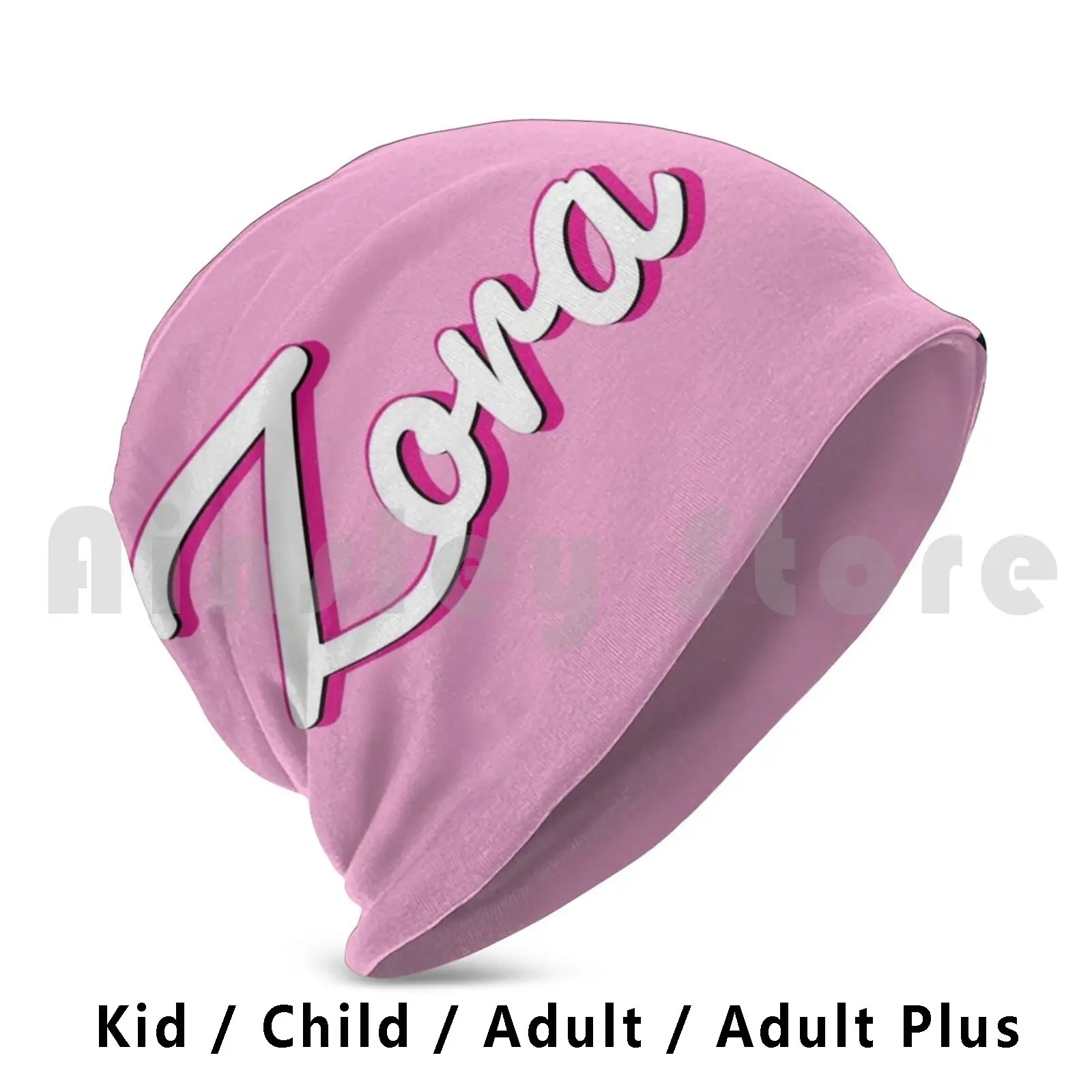 Zora Beanie Hedging Cap DIY Print Cushion Zora Baby Names Baby Names Pink White Cute Girly Girl Names Black Girl Names