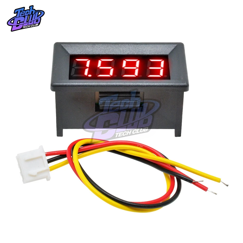 Mini Digital Voltmeter Ammeter DC 0V-100V Panel Amp Volt Voltage Current Meter Tester Detector 0.56\