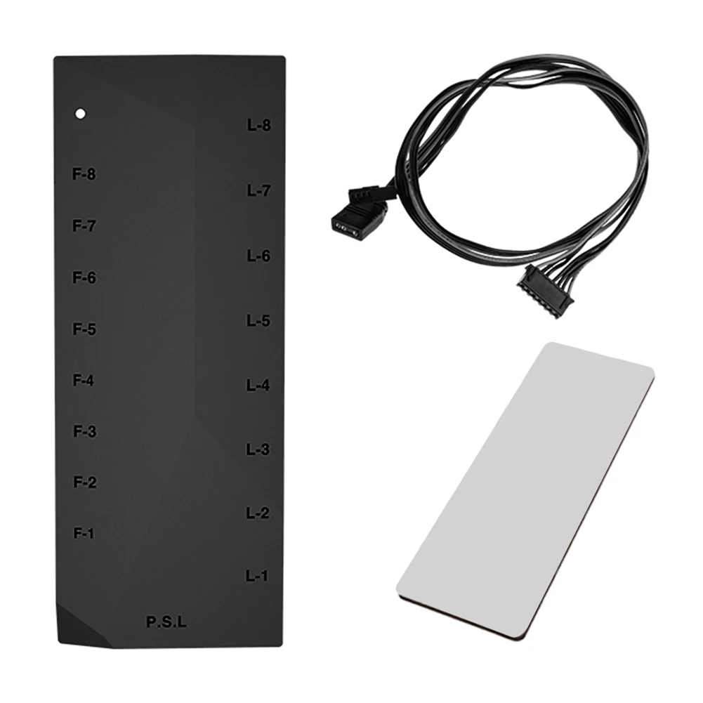 وحدة تحكم في المروحة مع مقسم طاقة ساتا ، 5 فولت ، 3 دبابيس ، ARGB ، PWM ، PC لتبريد الهوية ، مستلزمات الكمبيوتر ، الرعاية المكتبية ، HA-02