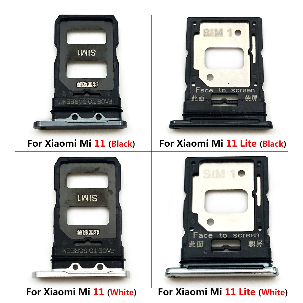 30Pcs， For Xiaomi Mi 11T Mi 11 Lite Ultra Mi11 Pro Nano SIM Card Holder Tray Chip drawer Slot Holder Adapter Socket +Pin