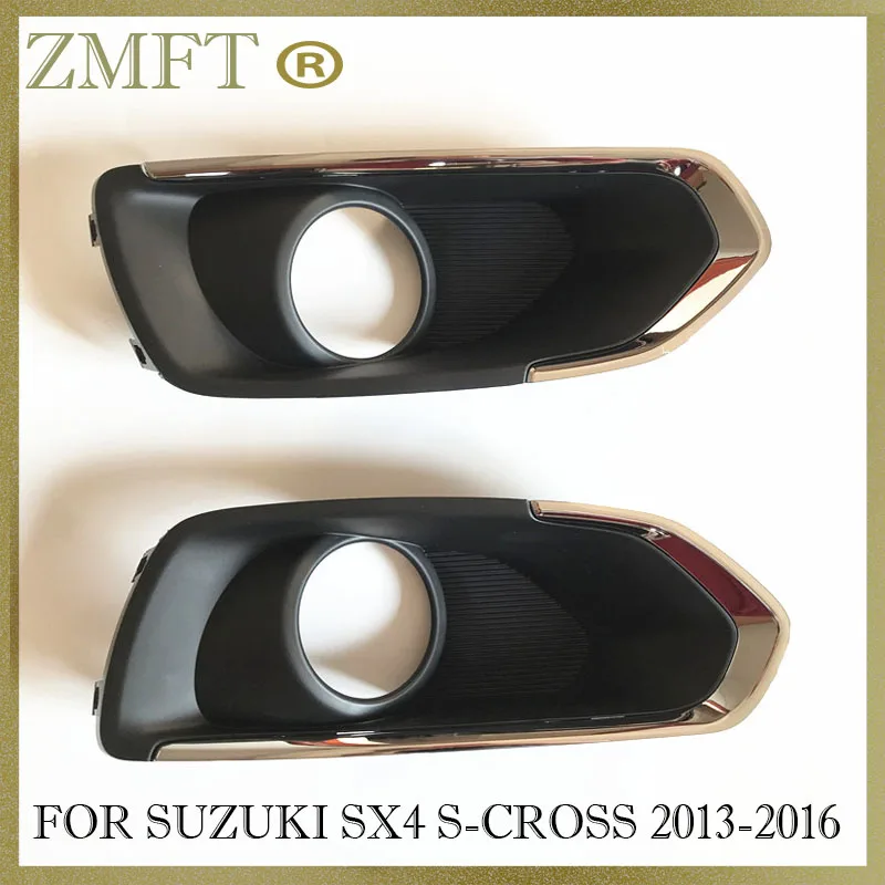 

Car Front Bumper Fog Light Cover For Suzuki SX4 S-Cross 2013 2014 2015 2016 Replacement Fog Lamp Shell Cover