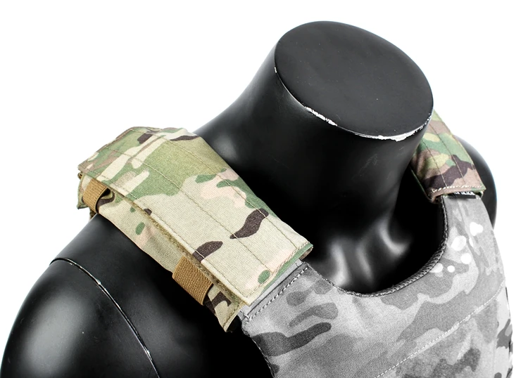 Outdoor Sports Pewtac Tactical Vest Universal Shoulder Pad Backpack Wide Shoulder Pad lv119 AVS FCPC Fcsk JPC