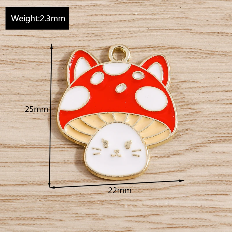 10 Stück Cartoon-Tier-Charms für die Schmuckherstellung, Emaille, Panda, Kaninchen, Katze, Hund, Elefant, Charms-Anhänger für Halsketten, Ohrringe, Geschenk – Detail 36
