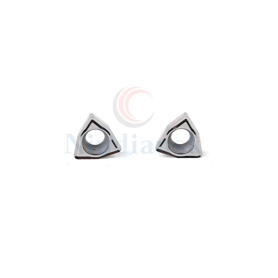 Outils de tournage pour tour CNC en aluminium, lames de coupe en carbure, Inserts, WCMX040208 WCMX050308 DA H01, 10 pièces