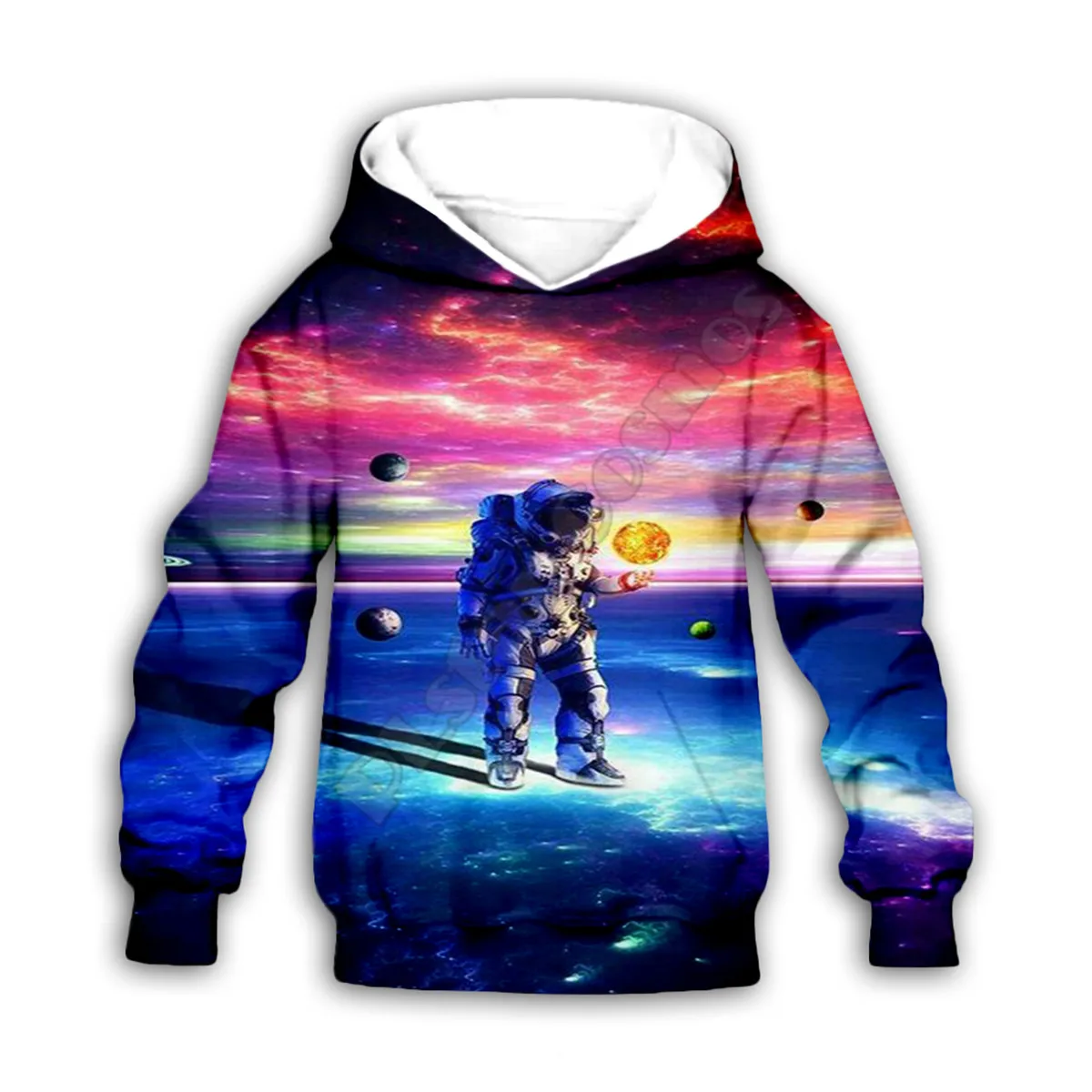 Galaxy Astronaut 3d printed Hoodies family suit tshirt zipper Pullover Kids Suit Sweatshirt Tracksuit/Pant Shorts 08